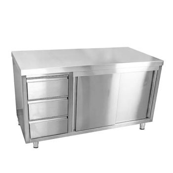 LUX Install Pult Bal Fiókos 1400