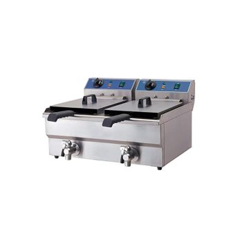 LUX Solis Asztali Olajsütő 2x16L