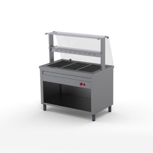 LUX Solis Melegentartó 3xGN 1/1